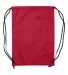 Liberty Bags A136 Non-Woven Drawstring Backpack RED back view