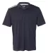 Adidas A233 Climacool 3-Stripes Shoulder Polo Navy/ White/ Mid Grey front view