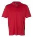 Adidas A233 Climacool 3-Stripes Shoulder Polo Power Red/ Black/ Vista Grey front view