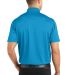 Port Authority K569    Diamond Jacquard Polo in Blue wake back view