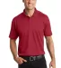 Port Authority K569    Diamond Jacquard Polo Rich Red front view