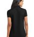 Port Authority L572    Ladies Dry Zone   Grid Polo in Black back view