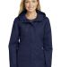 Port Authority L331    Ladies All-Conditions Jacke in True navy front view