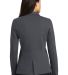Port Authority LM2000    Ladies Knit Blazer in Battleship gry back view