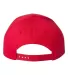 Valucap VC100 Twill Cap Red back view