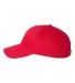 Valucap VC100 Twill Cap Red side view
