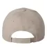 Valucap VC600 Structured Chino Cap Khaki back view