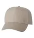 Valucap VC600 Structured Chino Cap Khaki front view