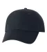 Valucap VC600 Structured Chino Cap Navy front view