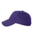 Valucap VC600 Structured Chino Cap Purple side view