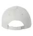 Valucap VC200 Brushed Twill Cap White back view