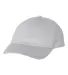 Valucap VC200 Brushed Twill Cap Light Grey side view