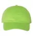 Valucap VC200 Brushed Twill Cap Lime front view