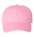 Valucap VC200 Brushed Twill Cap Pink front view