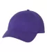 Valucap VC200 Brushed Twill Cap Purple side view