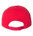 Valucap VC200 Brushed Twill Cap Red back view