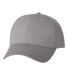 Mega Cap 6884 PET Recycled Washed Structured Cap Grey front view
