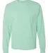 5186 Hanes 6.1 oz. Ringspun Cotton Long-Sleeve Bee Clean Mint front view