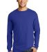 5186 Hanes 6.1 oz. Ringspun Cotton Long-Sleeve Bee Deep Royal front view