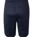 S162 Champion Logo Long Mesh Shorts with Pockets Navy back view