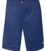 S162 Champion Logo Long Mesh Shorts with Pockets Athletic Royal front view