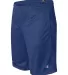 S162 Champion Logo Long Mesh Shorts with Pockets Athletic Royal side view