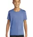 Gildan 46000B Performance® Core Youth Short Sleev in Hthr sport royal front view