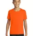 Gildan 46000B Performance® Core Youth Short Sleev in Sport orange front view