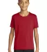 Gildan 46000B Performance® Core Youth Short Sleev in Sprt scarlet red front view