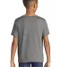 Gildan 64500B SoftStyle Youth Short Sleeve T-Shirt in Graphite heather back view