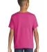 Gildan 64500B SoftStyle Youth Short Sleeve T-Shirt in Heliconia back view