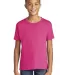 Gildan 64500B SoftStyle Youth Short Sleeve T-Shirt in Heliconia front view