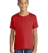 Gildan 64500B SoftStyle Youth Short Sleeve T-Shirt in Red front view