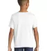 Gildan 64500B SoftStyle Youth Short Sleeve T-Shirt in White back view