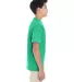 Gildan 64500B SoftStyle Youth Short Sleeve T-Shirt in Hthr irish green side view