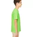 Gildan 64500B SoftStyle Youth Short Sleeve T-Shirt in Lime side view