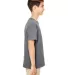 Gildan 64500B SoftStyle Youth Short Sleeve T-Shirt in Charcoal side view