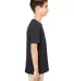 Gildan 64500B SoftStyle Youth Short Sleeve T-Shirt in Black side view