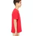 Gildan 64500B SoftStyle Youth Short Sleeve T-Shirt in Red side view