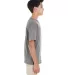 Gildan 64500B SoftStyle Youth Short Sleeve T-Shirt in Graphite heather side view
