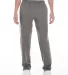 Gildan 18300 Heavy Blend Open Bottom Sweatpants wi GRAPHITE HEATHER front view