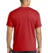 Gildan 5300 Heavy Cotton T-Shirt with a Pocket in Red back view