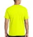 Gildan 5300 Heavy Cotton T-Shirt with a Pocket in Safety green back view