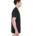 Gildan 5300 Heavy Cotton T-Shirt with a Pocket in Black side view