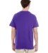 Gildan 5300 Heavy Cotton T-Shirt with a Pocket in Purple back view