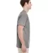 Gildan 5300 Heavy Cotton T-Shirt with a Pocket GRAPHITE HEATHER side view
