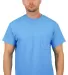 Gildan 5300 Heavy Cotton T-Shirt with a Pocket in Sapphire front view