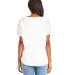 Next Level 1560 Women's Ideal Scoop Neck Dolman in White back view
