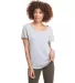 Next Level 1560 Women's Ideal Scoop Neck Dolman in Heather gray front view