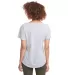 Next Level 1560 Women's Ideal Scoop Neck Dolman in Heather gray back view